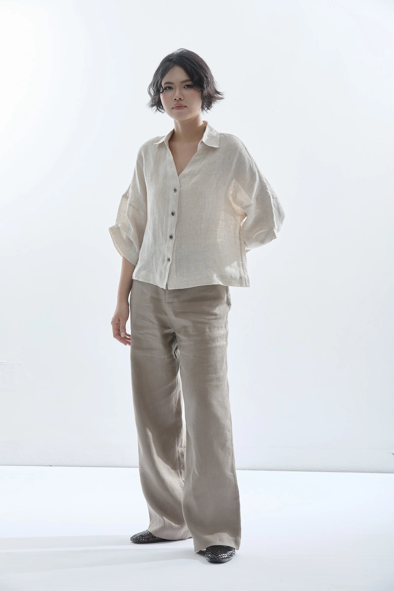 Quần lưng tây cạp cao