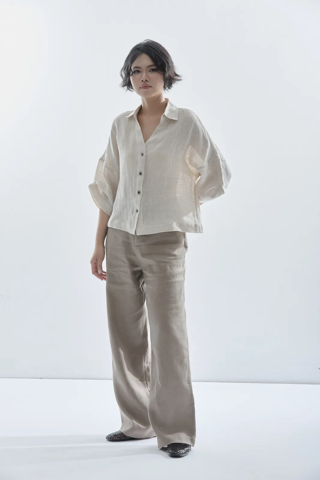Quần lưng tây cạp cao